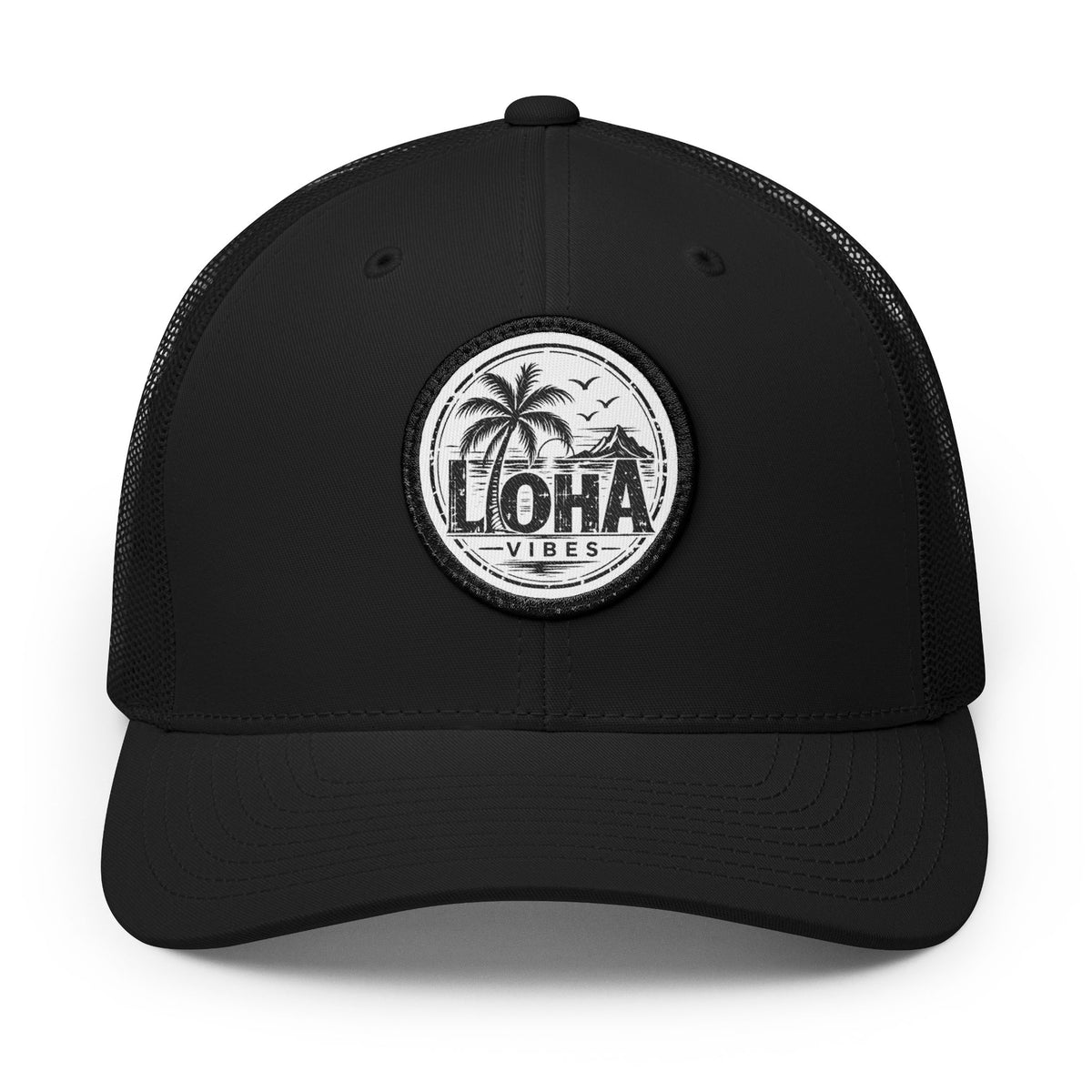 LOHA VIBES | Vintage Island Embroidered Patch Trucker Hat