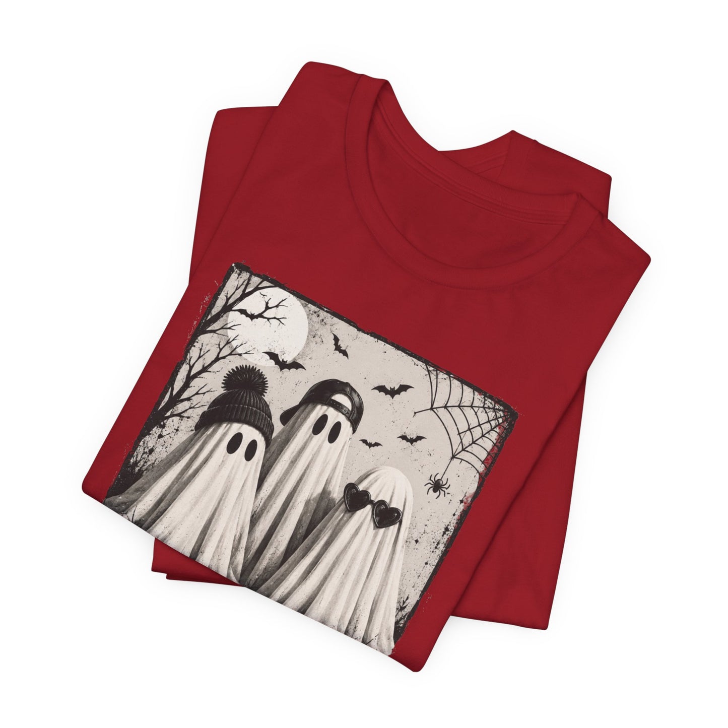 Creep It Real Ghost Graphic Tee — Vintage Halloween T-Shirt