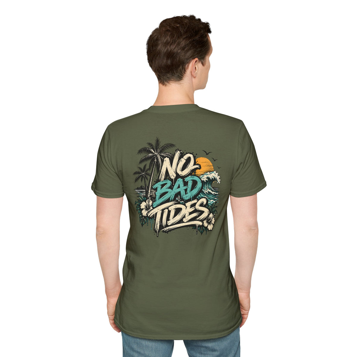 LOHA VIBES - No Bad Tides Beach Vacation T-Shirt