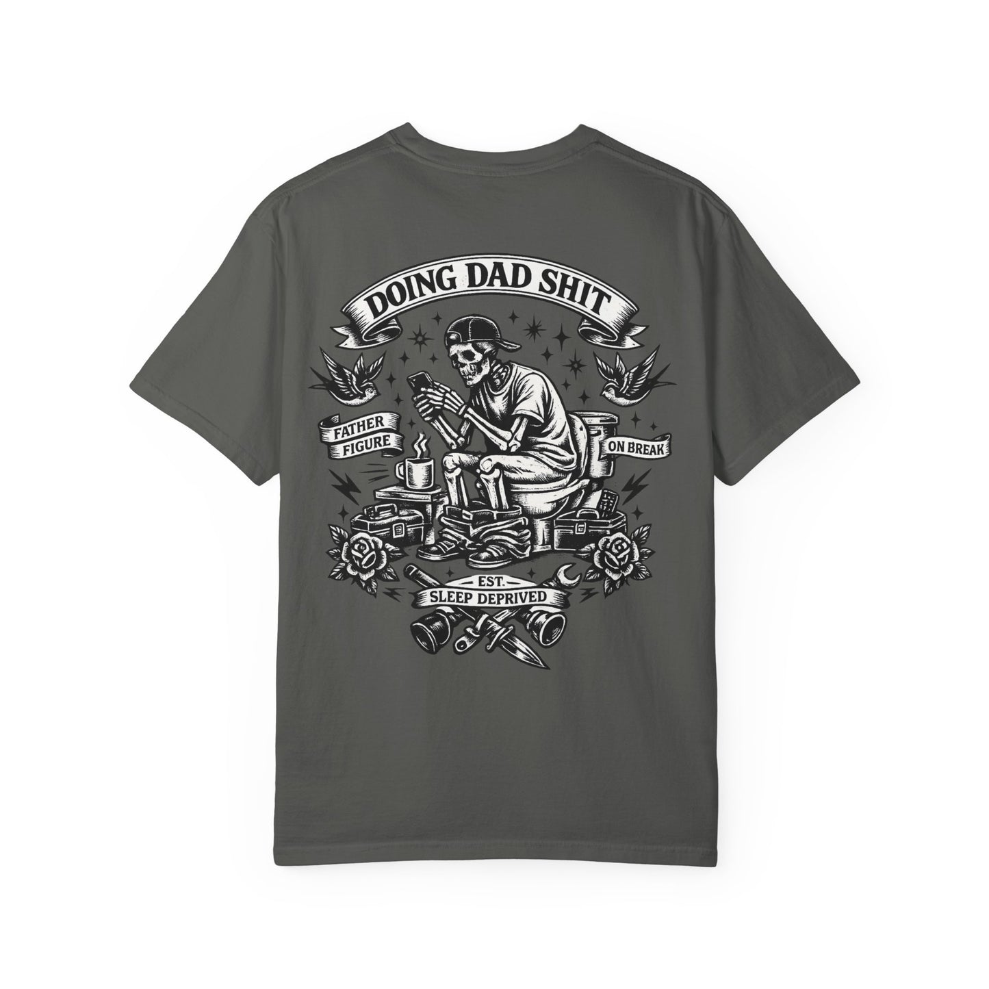 Dad Life T-Shirt — "Doing Dad Shit" Vintage Skull Dad Graphic Tee