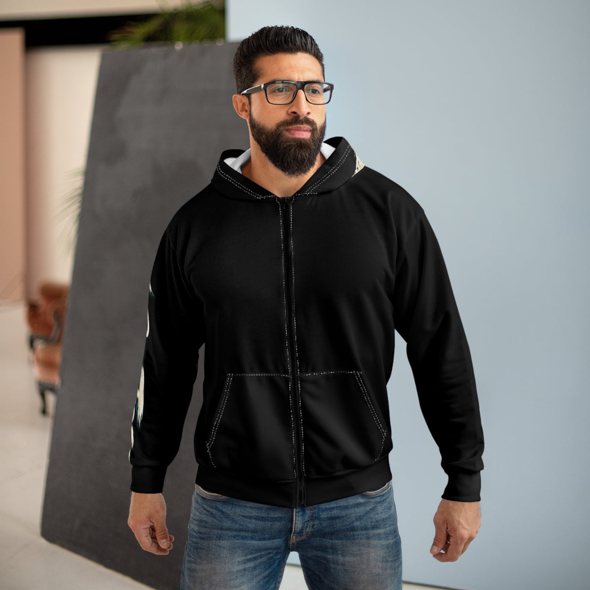 NO BAD TIDES - LOHA VIBES Zip Hoodie