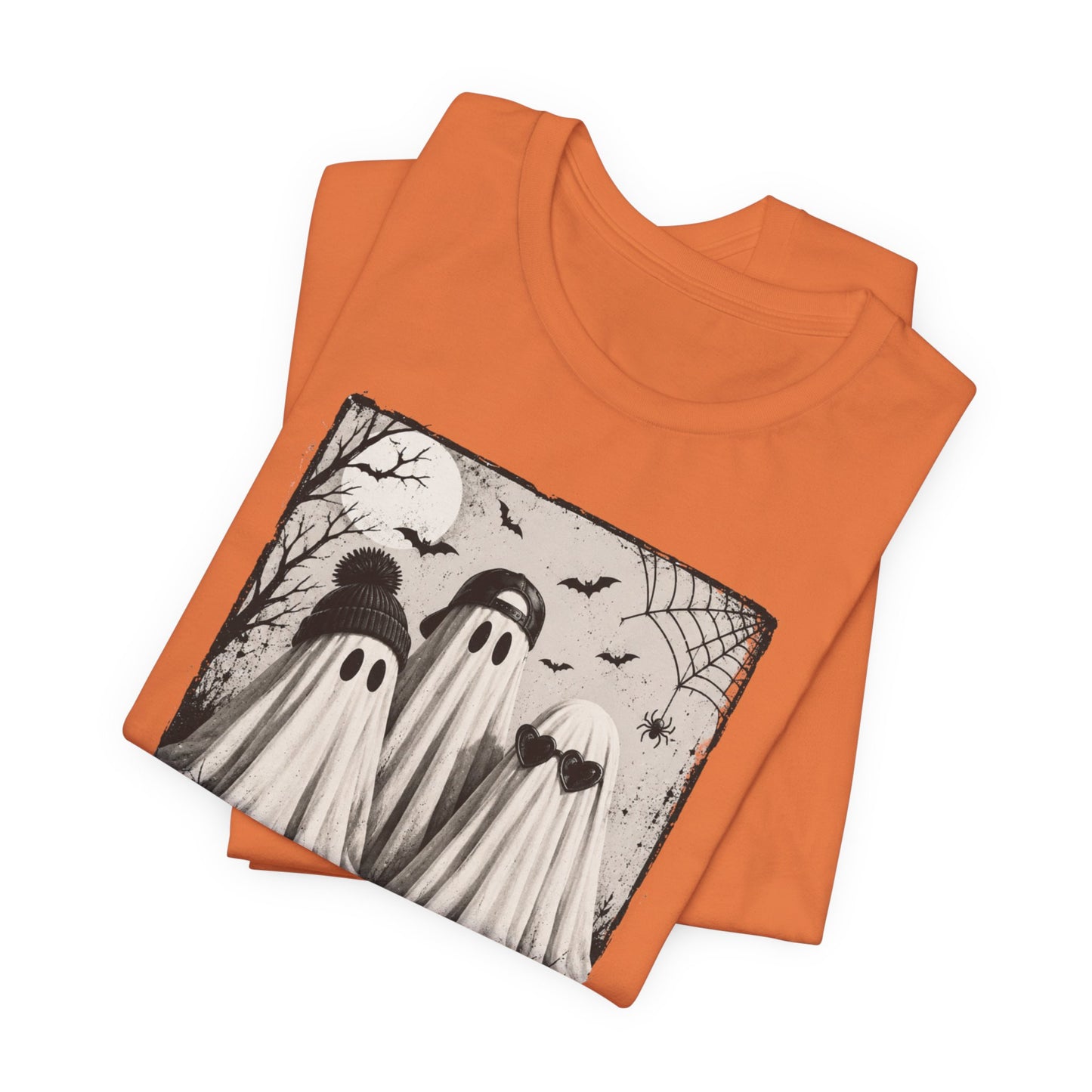 Creep It Real Ghost Graphic Tee — Vintage Halloween T-Shirt