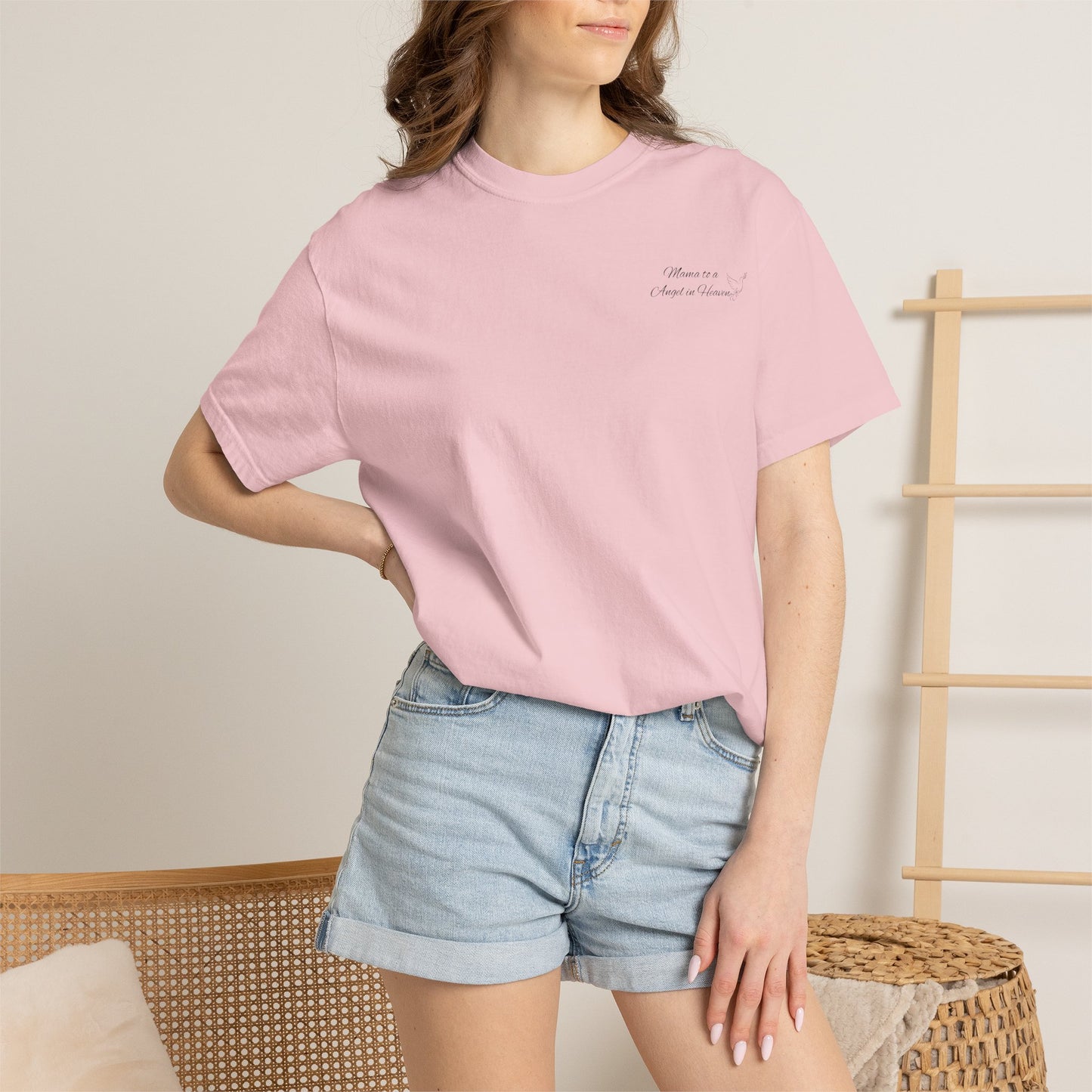 October Child & Pregnancy Awareness T-Shirt — Hawaiian Sunset Awareness Tee
