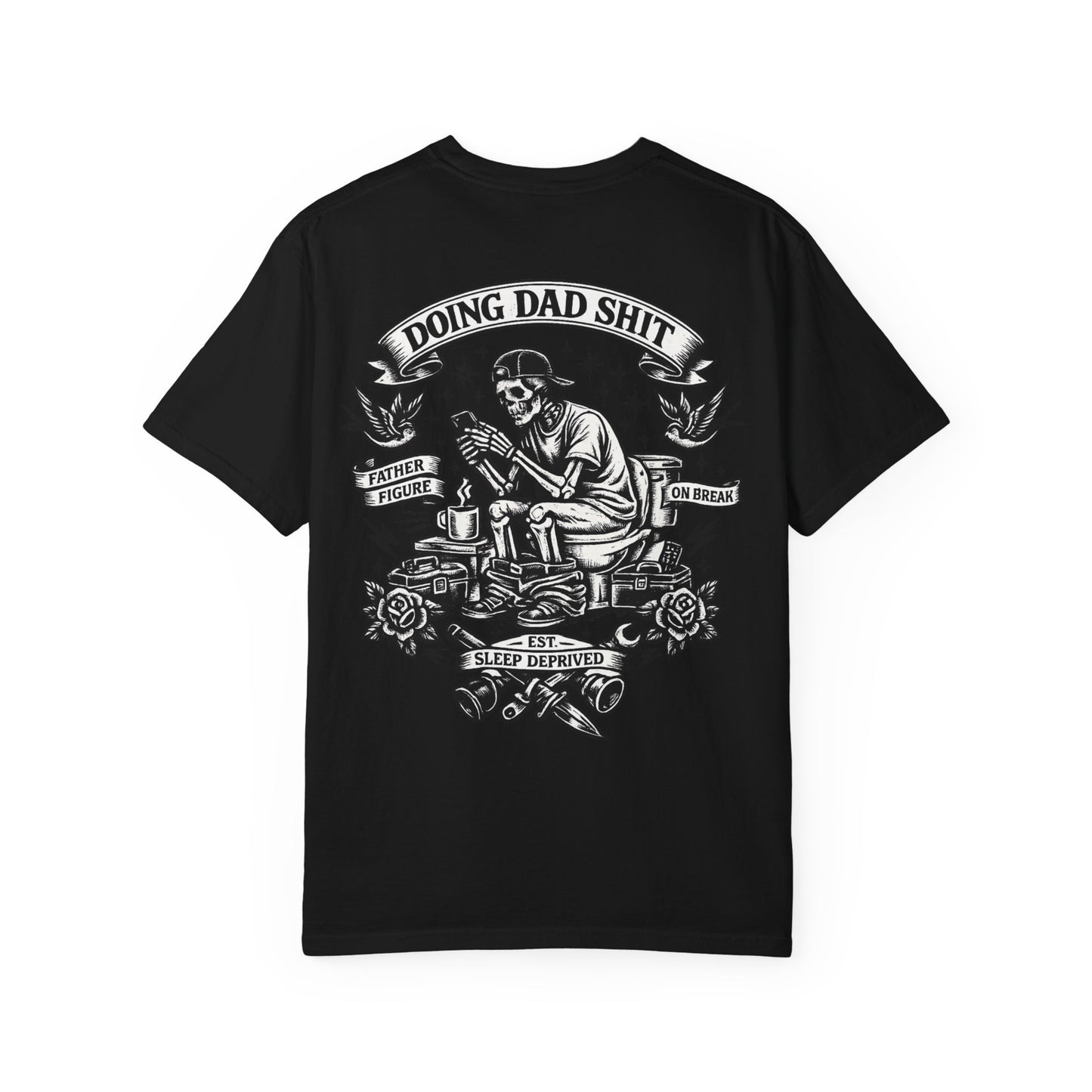 Dad Life T-Shirt — "Doing Dad Shit" Vintage Skull Dad Graphic Tee