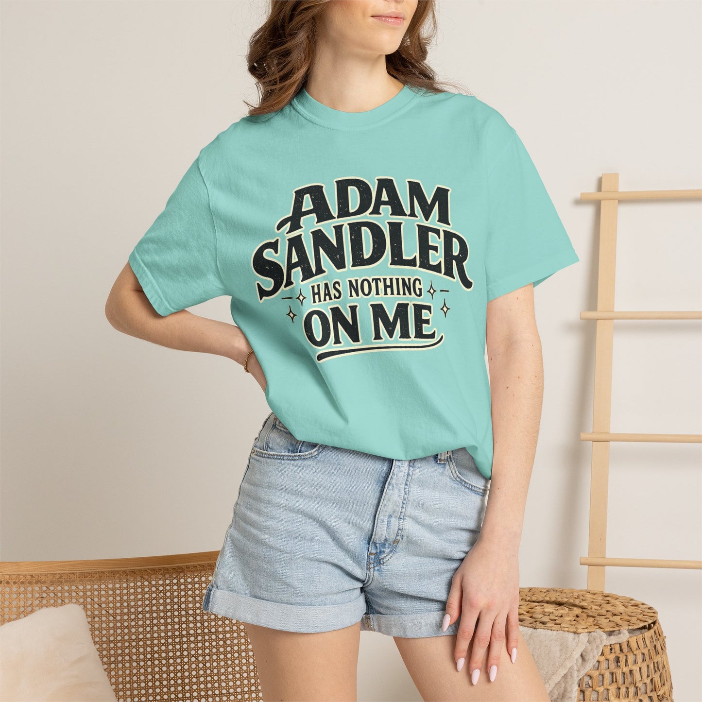 Adam has Nothing On Me T-shirt | Bold Retro Text Tee