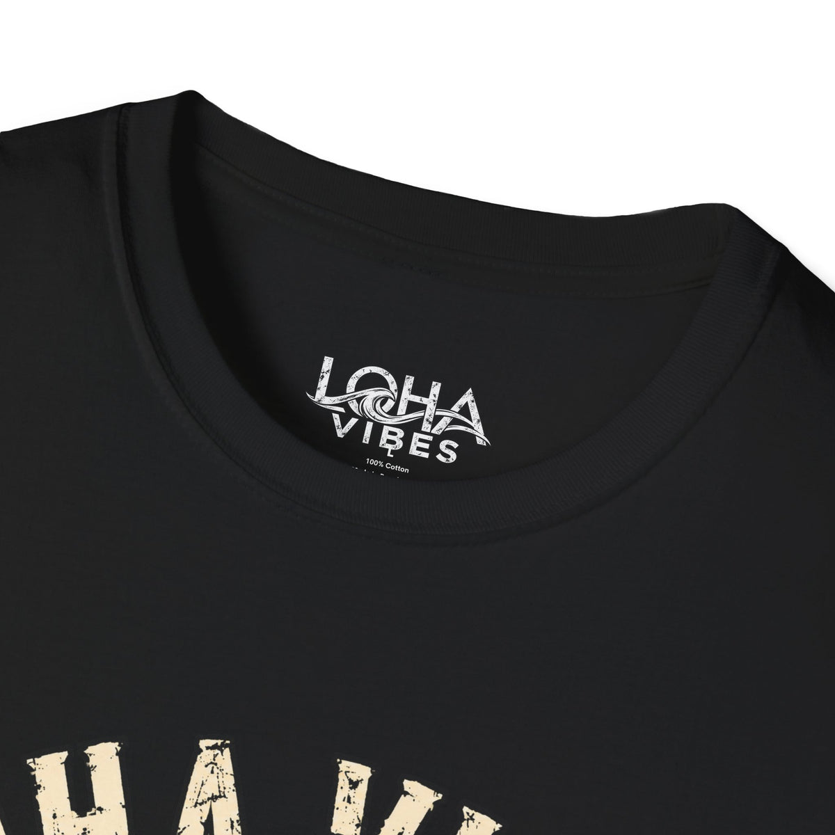 LOHA VIBES Signature Wave Graphic Tee – Coastal Lifestyle T-Shirt