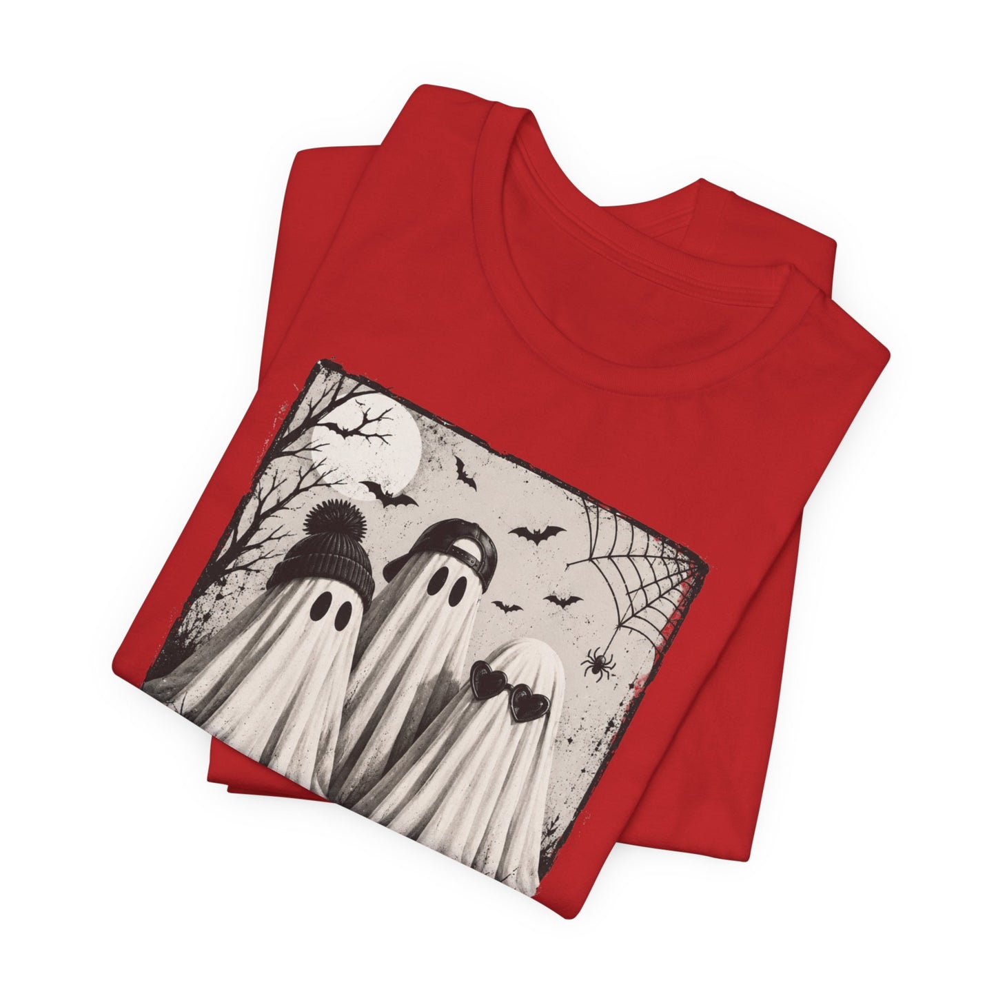 Creep It Real Ghost Graphic Tee — Vintage Halloween T-Shirt