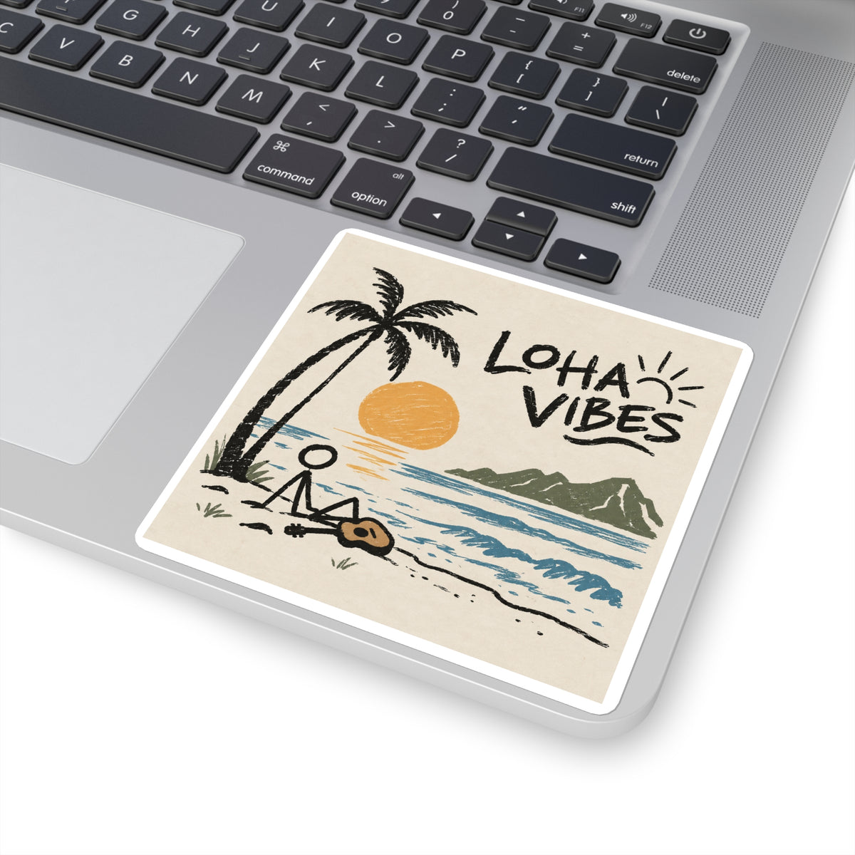 LOHA VIBES Island State of Mind | Glossy Sticker 🌴🤙