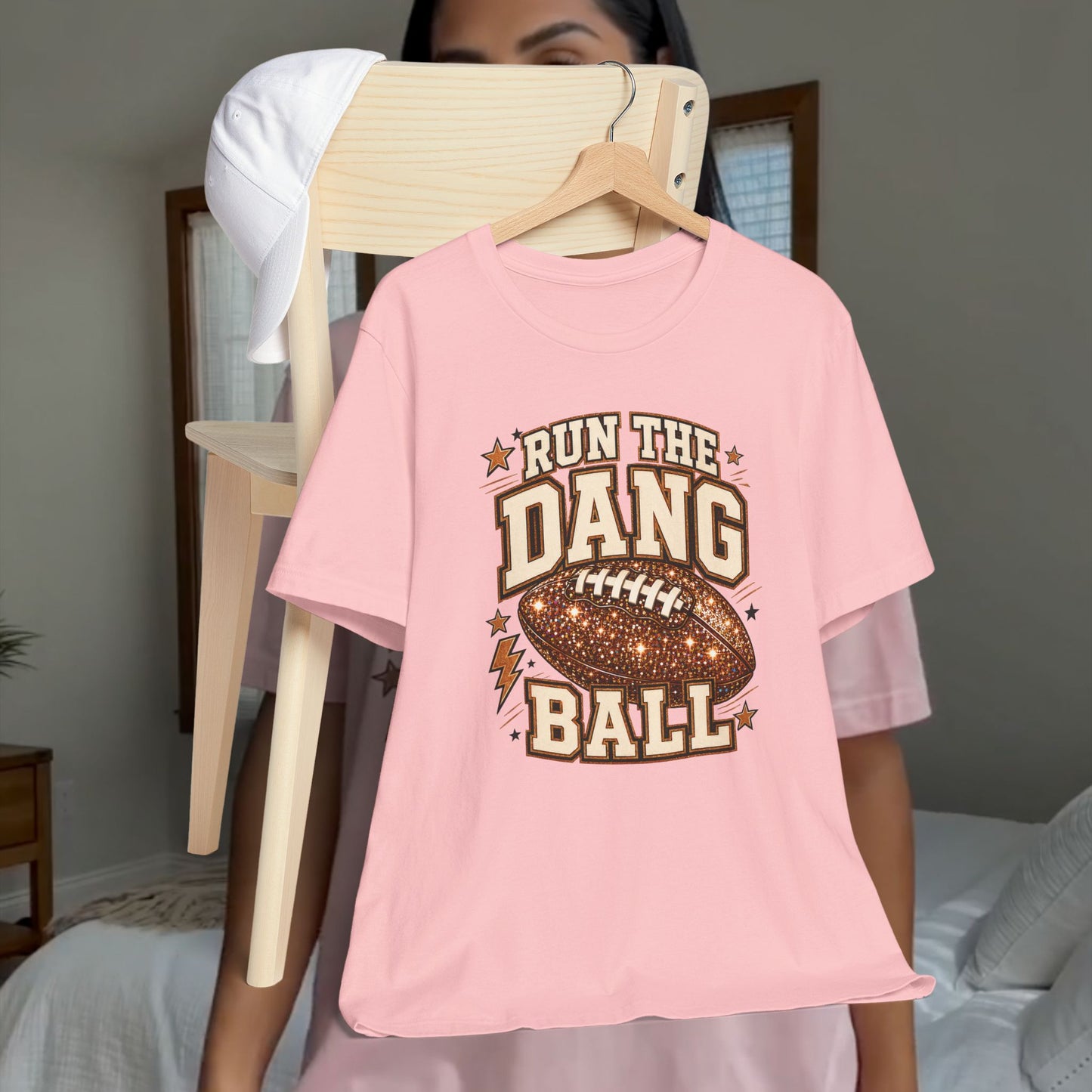 Run the Dang Ball Football T-Shirt — Retro Gridiron Graphic Tee