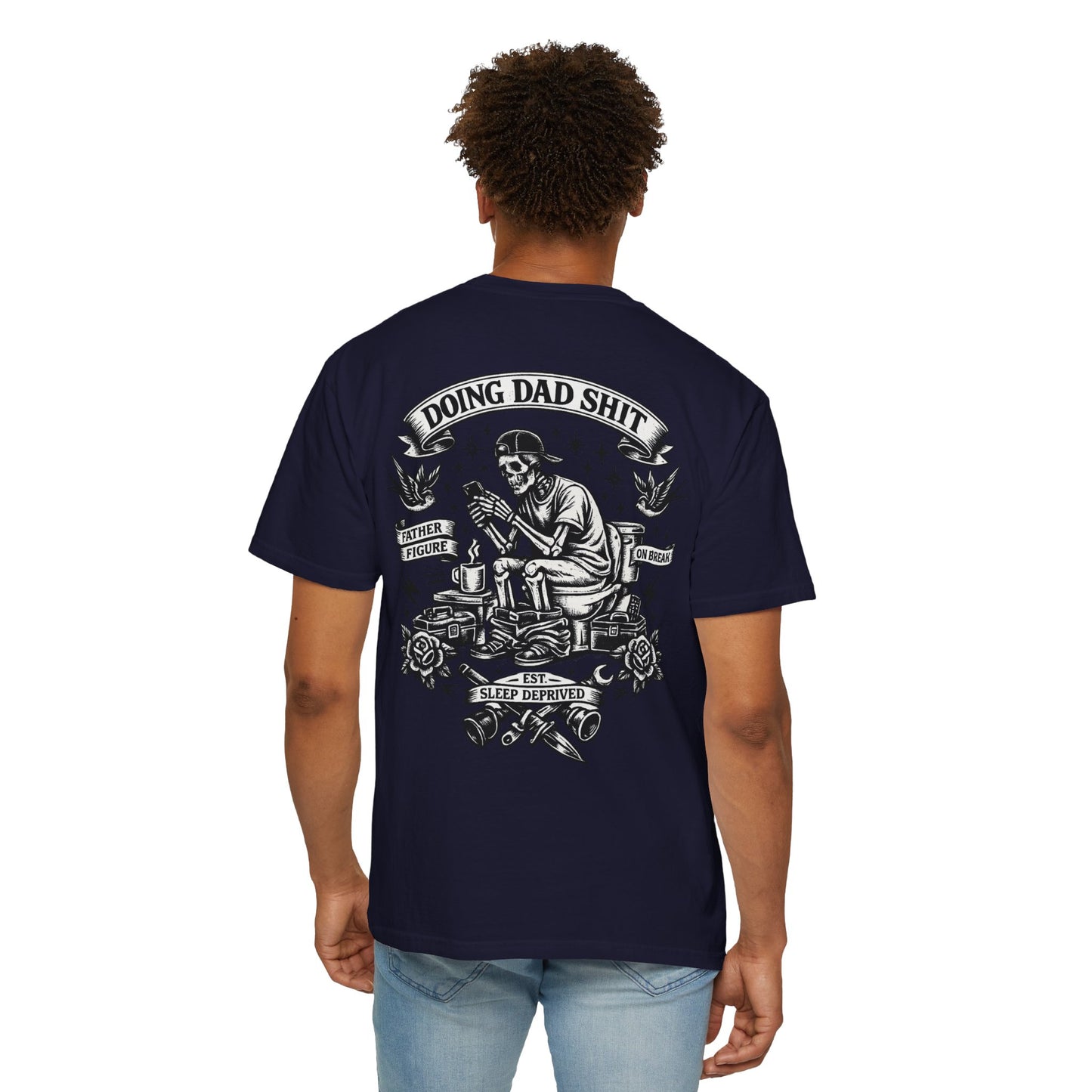 Doing Dad Shit T-Shirt | Dad Life, Retro Tattoo Style