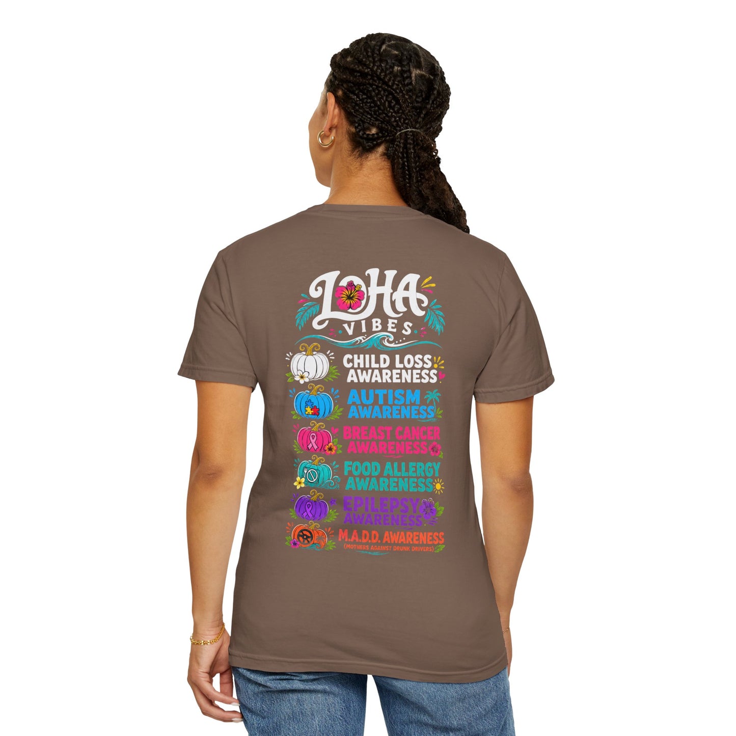 Awareness Pumpkins T-Shirt — Loha Vibes Causes Tee