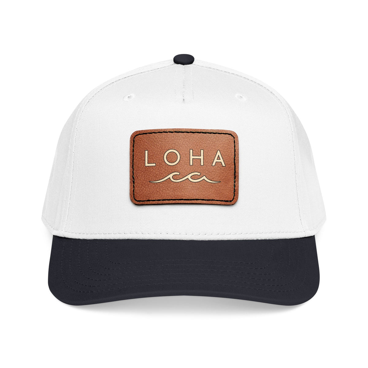 LOHA VIBES | Coastal Drifter Vegan Leather Patch Hat