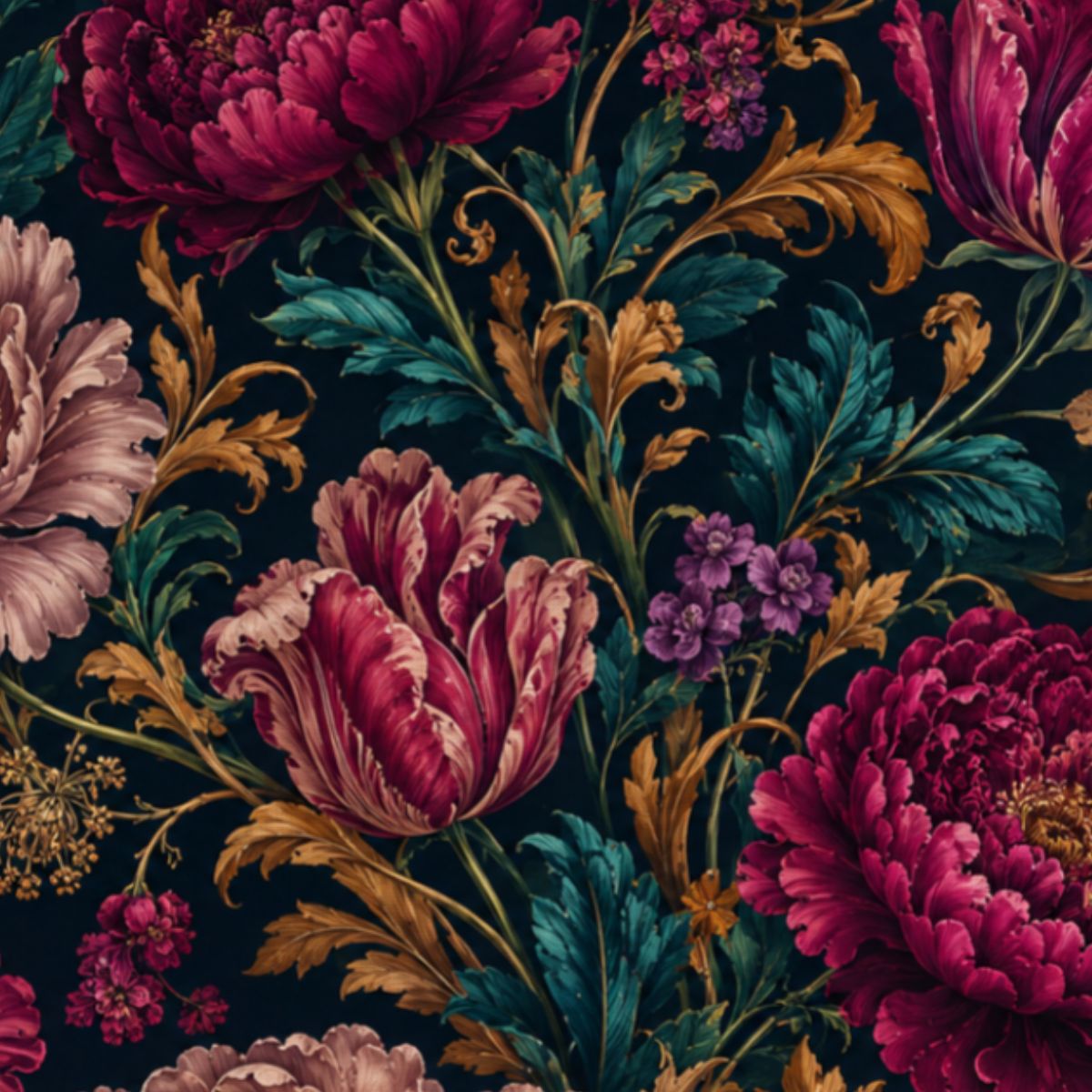 Botanical Mural Wallpaper 144"x100"