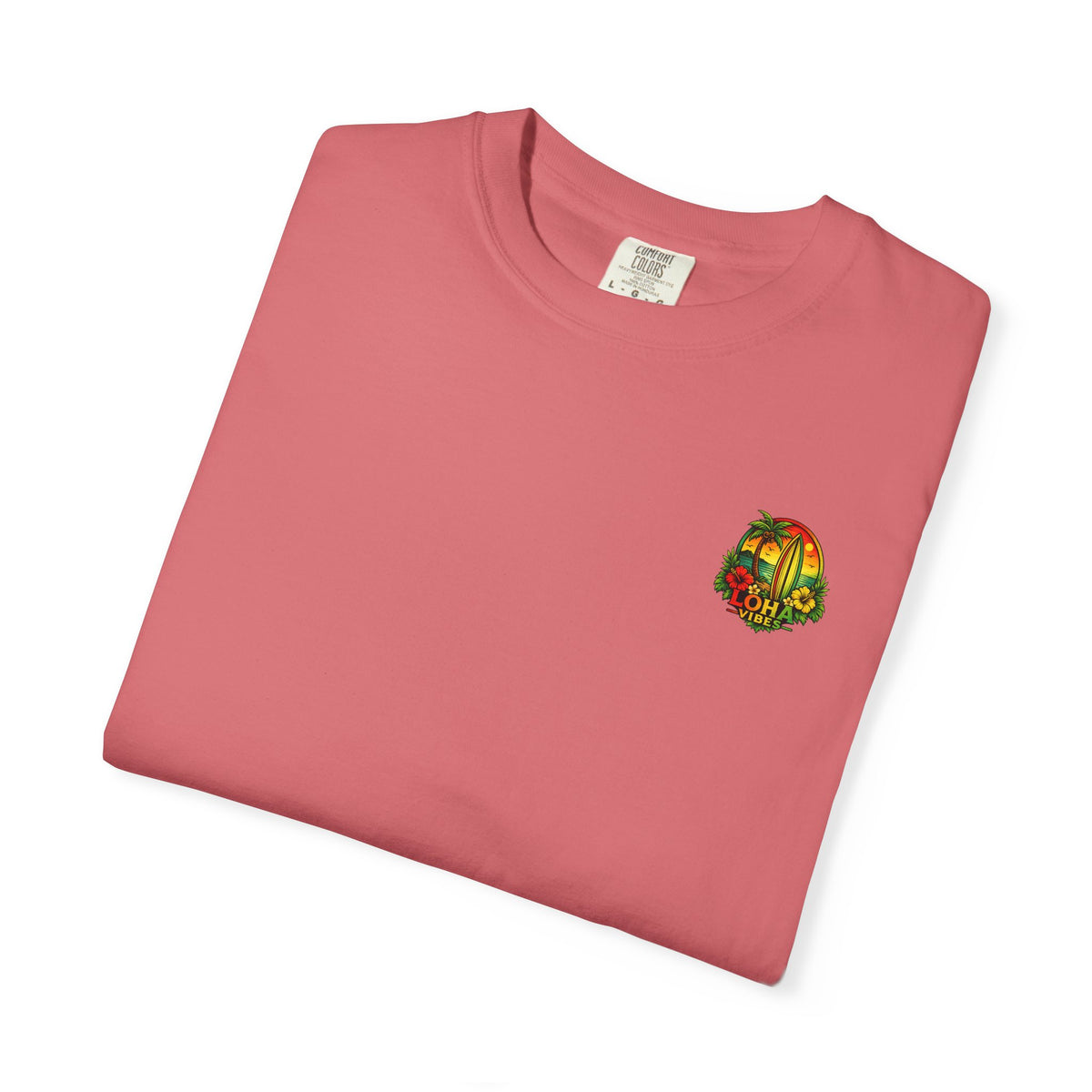 Loha Vibes T-Shirt — Tropical Surf Sunset Tee
