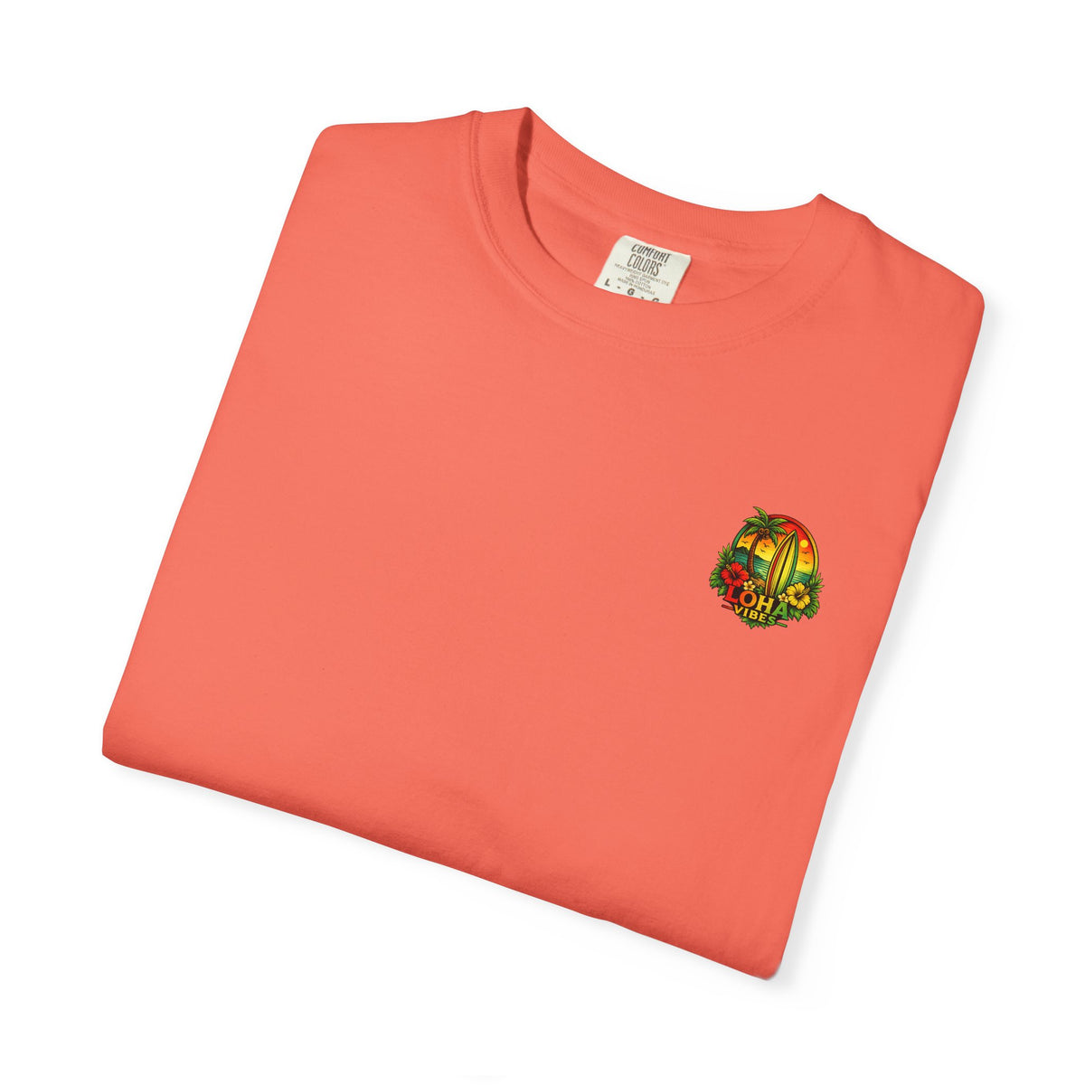 Loha Vibes T-Shirt — Tropical Surf Sunset Tee