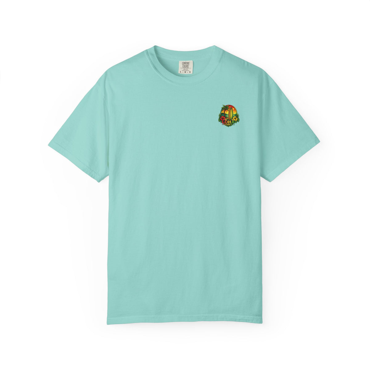 Loha Vibes T-Shirt — Tropical Surf Sunset Tee