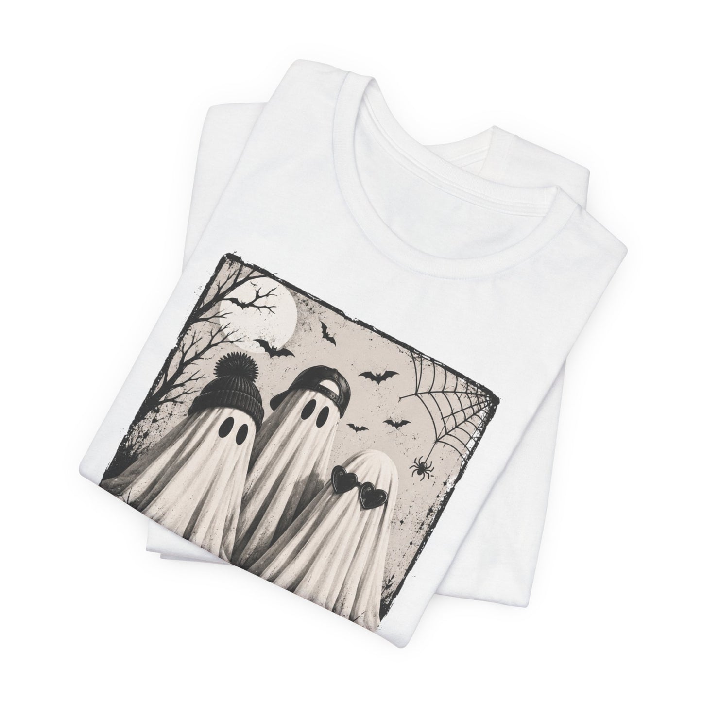 Creep It Real Ghost Graphic Tee — Vintage Halloween T-Shirt