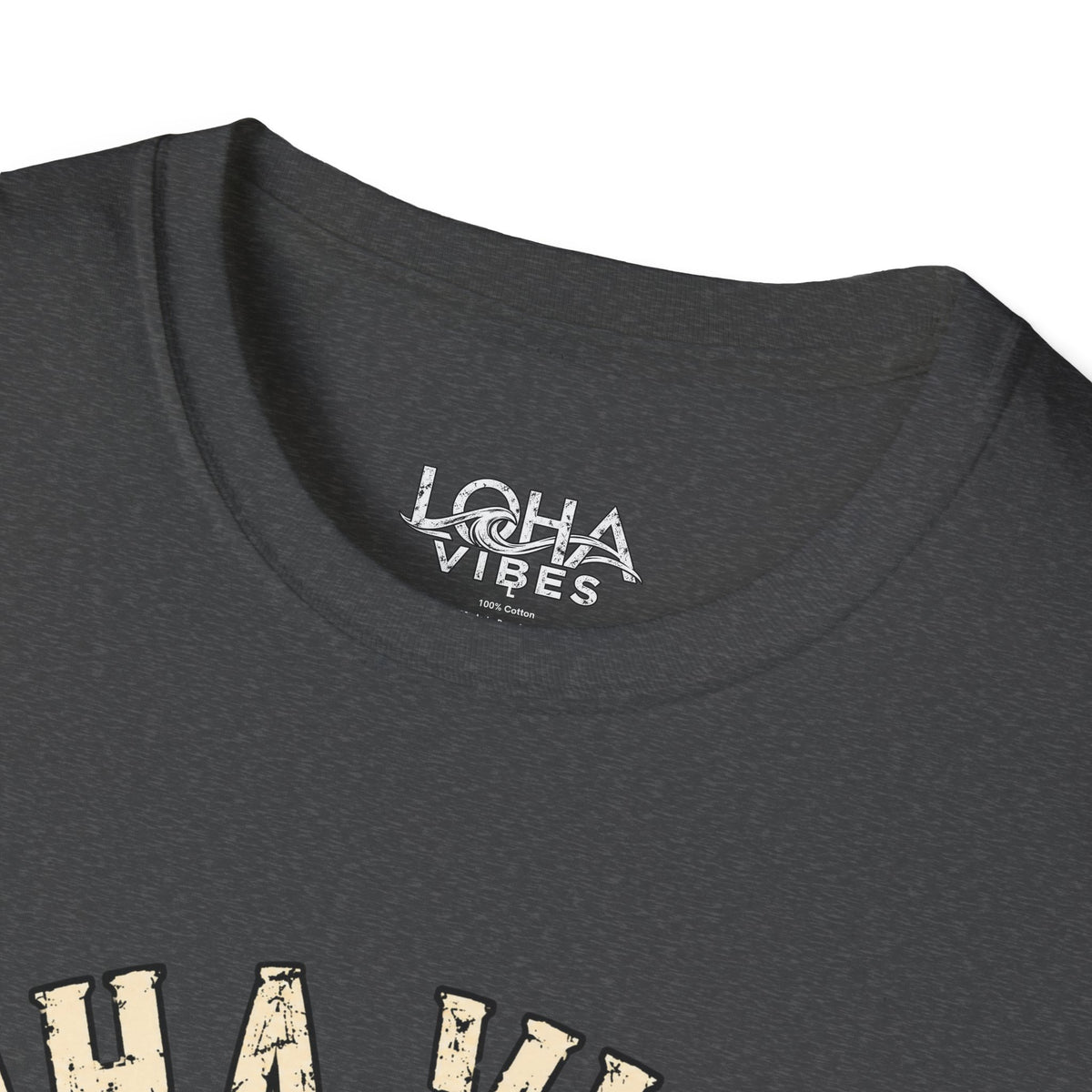 LOHA VIBES Signature Wave Graphic Tee – Coastal Lifestyle T-Shirt