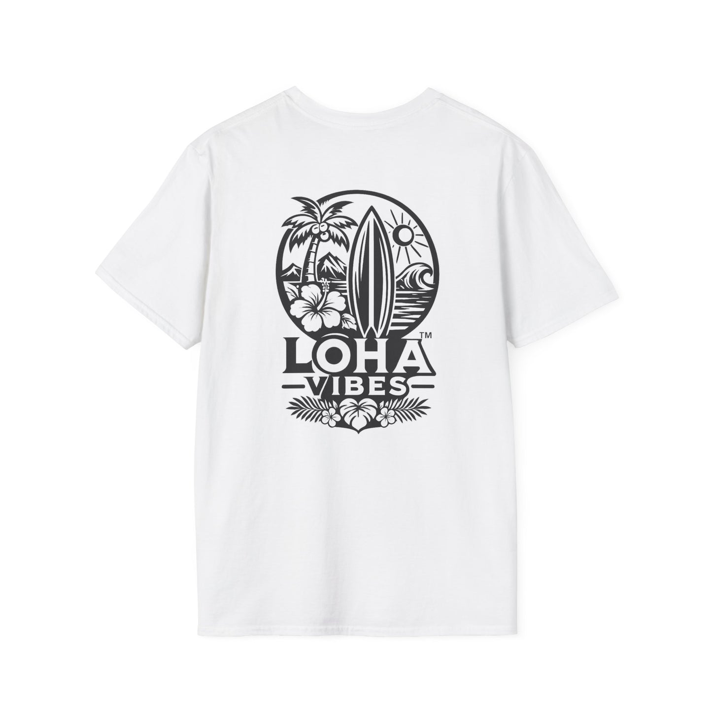 Surf Circle T-Shirt — Loha Surfboard Beach Graphic