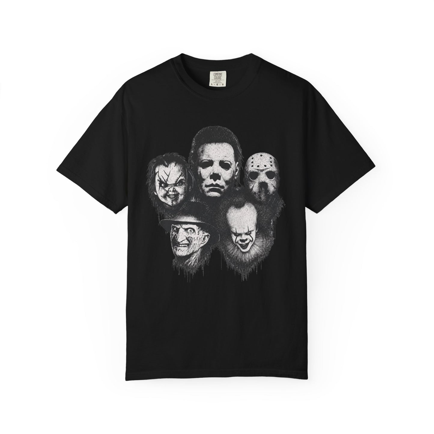 Horror Slasher Masks T-Shirt | Michael Myers, Jason, Freddy, Leatherface