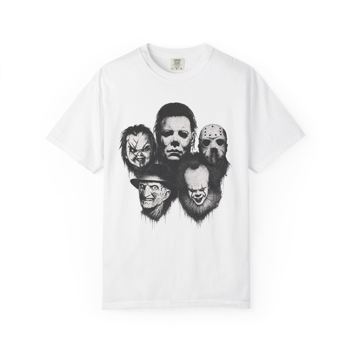 Horror Slasher Masks T-Shirt | Michael Myers, Jason, Freddy, Leatherface