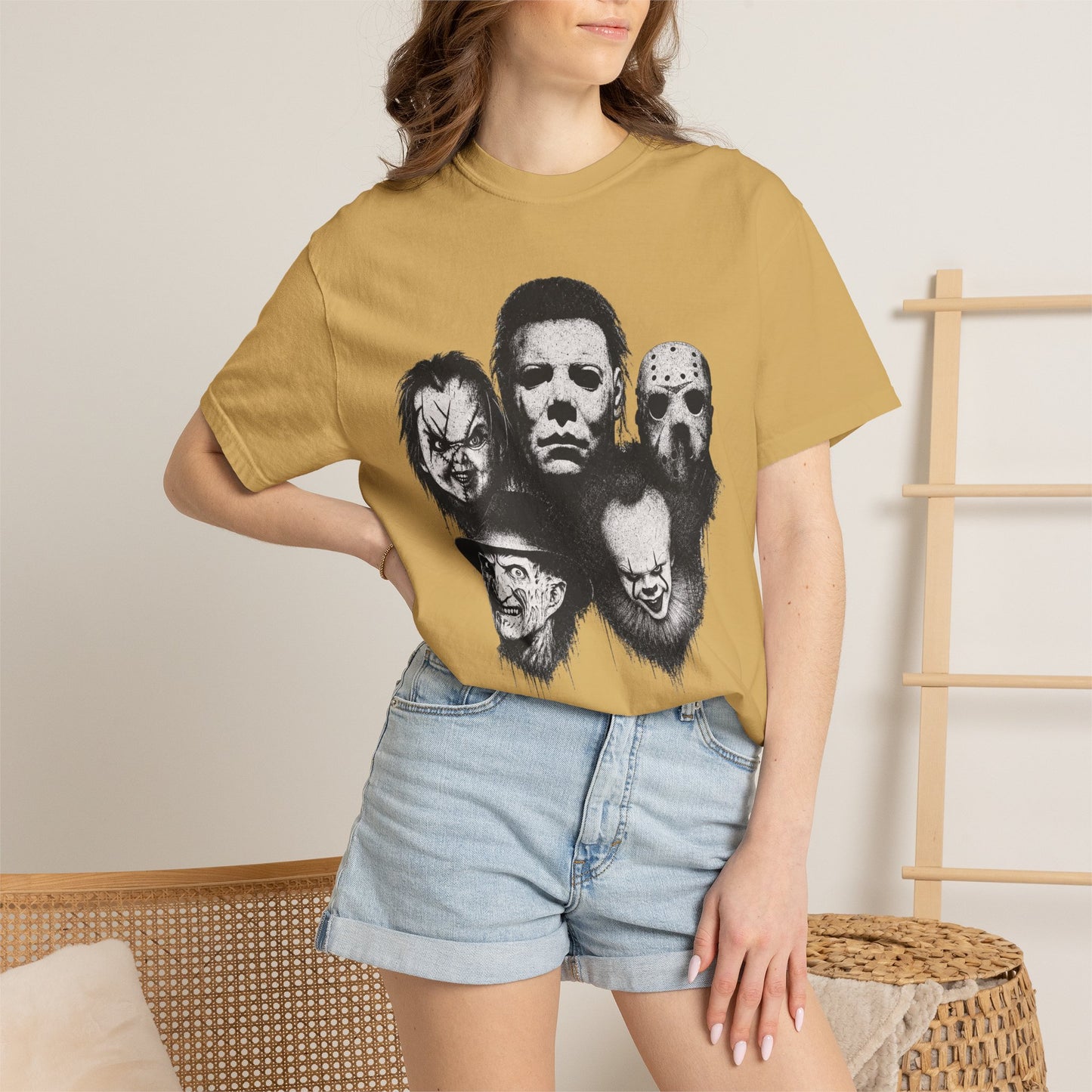 Horror Slasher Masks T-Shirt | Michael Myers, Jason, Freddy, Leatherface