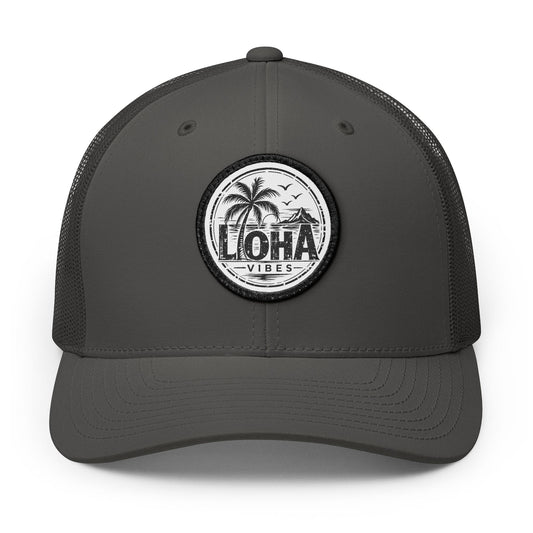 LOHA VIBES | Vintage Island Embroidered Patch Trucker Hat