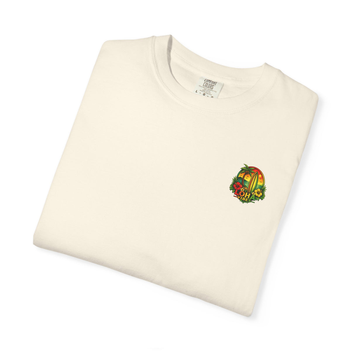 Loha Vibes T-Shirt — Tropical Surf Sunset Tee