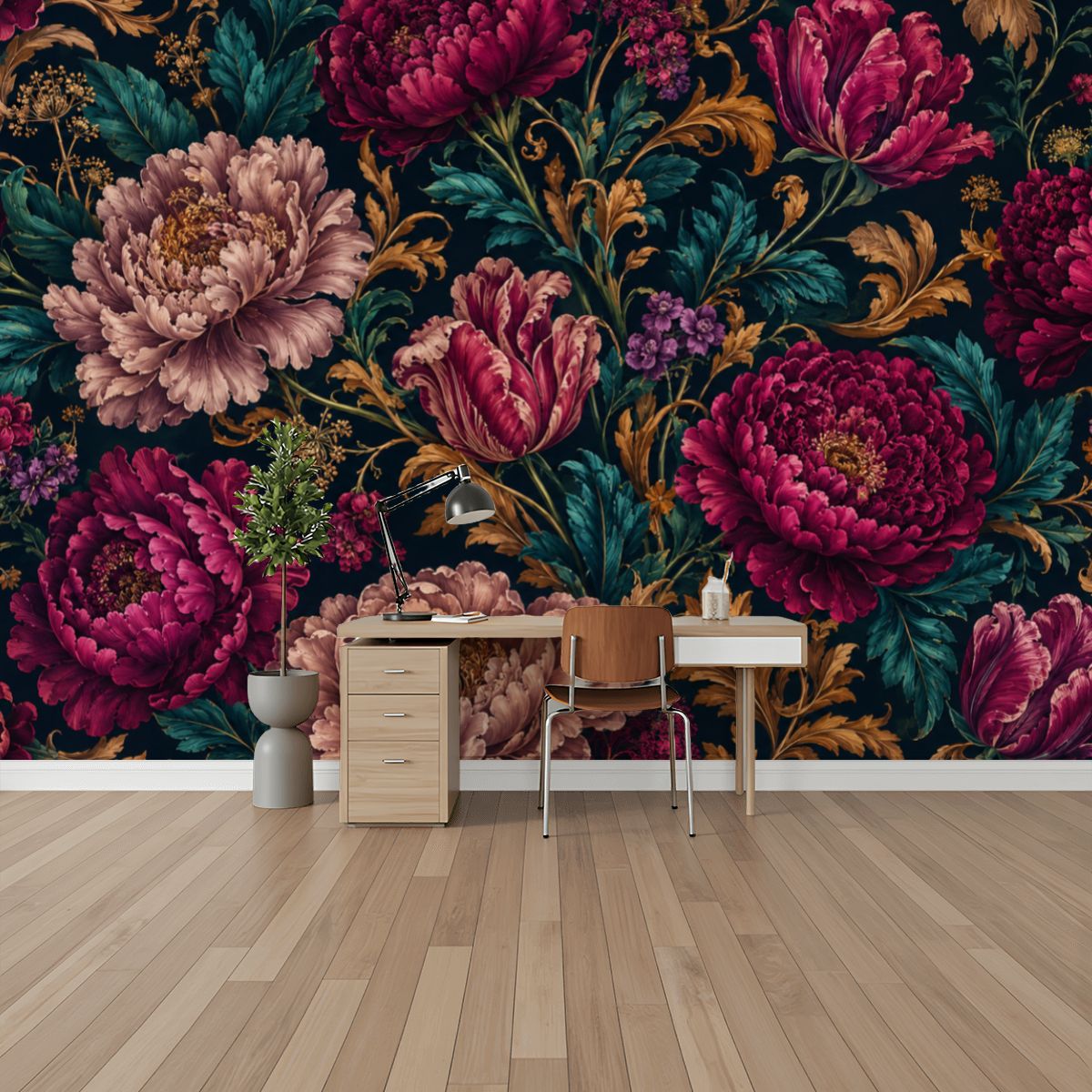 Botanical Mural Wallpaper 144"x100"