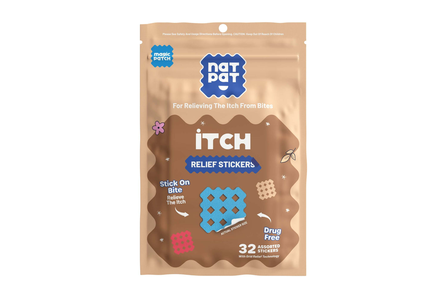 MagicPatch Itch Relief Patches | Anti-Itch Treatment for Mosquito Bite Relief